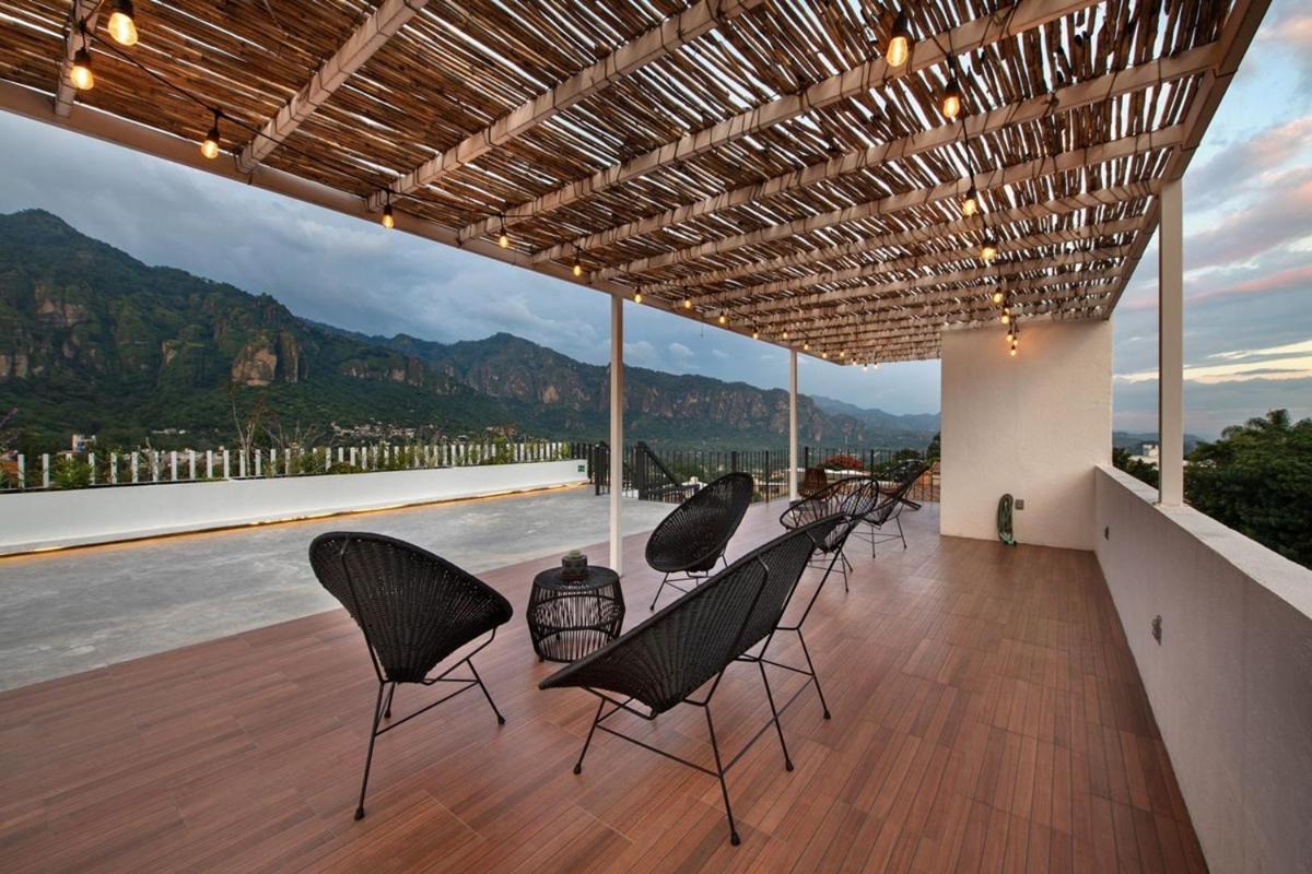 Casa Naamja Otel Tepoztlán Dış mekan fotoğraf