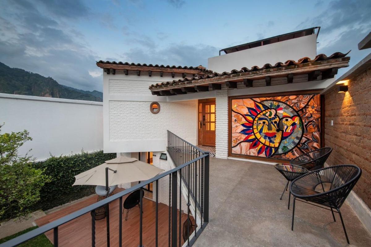 Casa Naamja Otel Tepoztlán Dış mekan fotoğraf